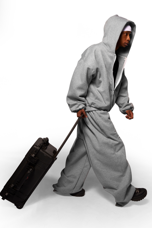 1HEATHER GREY TRACKSUIT+ FULLSET